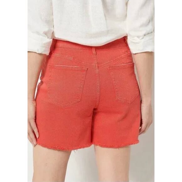 NEW Candace Cameron Bure QVC Petite Pacific Denim Short 20P CHERRY Summer Casual - Picture 2 of 4